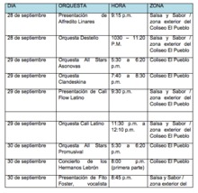 Disfrutas de la presentaci&oacute;n de orquestas en el XII Festival Mundial de Salsa de Cali 2017 