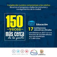 40 datos sobre la gestión de la Alcaldía de Cali tras 150 visitas a los territorios