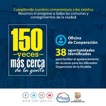 40 datos sobre la gestión de la Alcaldía de Cali tras 150 visitas a los territorios