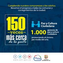 40 datos sobre la gestión de la Alcaldía de Cali tras 150 visitas a los territorios