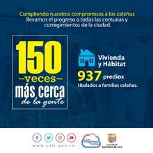 40 datos sobre la gestión de la Alcaldía de Cali tras 150 visitas a los territorios