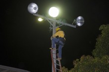 550 alumnos de BMX se benefician con iluminaci&oacute;n de la Unidad Deportiva Alberto Galindo