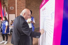 La muestra artesanal donde la reconciliaci&oacute;n fue protagonista