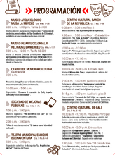 Programaci&oacute;n Centro Hist&oacute;rico de Cali