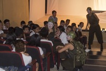Los estudiantes de los colegios de la ciudad tambi&eacute;n disfrutan del Festival Internacional de Teatro de Cali 2017