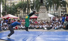 Los ni&ntilde;os disfrutaron de la XIV Feria Interinstitucional en la Plaza de Cayzedo
