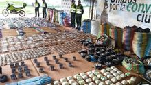 Polic&iacute;a incaut&oacute; m&aacute;s de una tonelada de p&oacute;lvora en Cali