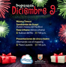 Diciembre 9 - Bulevar del R&iacute;o - Hora: 7:45 p.m