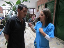 Habitantes de calle est&aacute;n llegando al hogar de acogida de la Fundaci&oacute;n Sergente