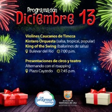 Diciembre 13 - Bulevar del R&iacute;o