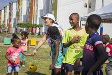 El proyecto habitacional R&iacute;o Cauca, donde se han reasentado 720 familias est&aacute; de cumplea&ntilde;os