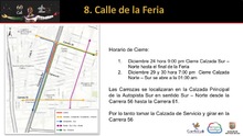 Conozca el Plan de Desv&iacute;os para la Feria de Cali 2017