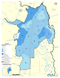 Mapa 78. Cantidad de equipamientos de salud nivel I (2012)_min