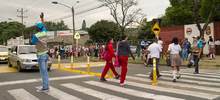 Camino seguro en zonas escolares