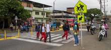 Camino seguro en zonas escolares
