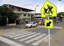 Camino seguro en zonas escolares