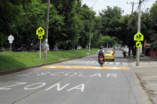 Camino seguro en zonas escolares