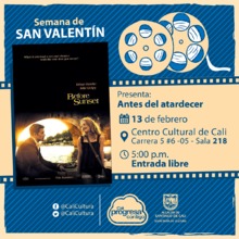 Progr&aacute;mese con la Semana de San Valent&iacute;n, en la Videoteca de la Sala Audiovisual de Cali