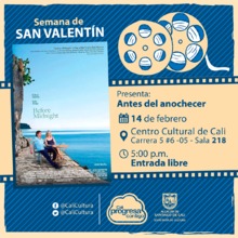 Progr&aacute;mese con la Semana de San Valent&iacute;n, en la Videoteca de la Sala Audiovisual de Cali