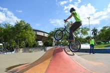 M&aacute;s de 40 deportistas extremos se tomaron la Unidad Alberto Galindo