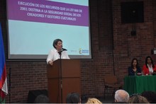 Socializaci&oacute;n Seguridad Social de los Artistas y Gestores Culturales de Cali.