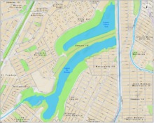 Mapa Charco Azul y Pondaje