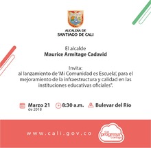 Este 21 de marzo Gran lanzamiento de Mi Comunidad es Escuela