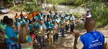La quebrada del Cabuyal m&aacute;s limpia en jornada de limpieza  