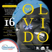 D&iacute;a Nacional de la Memoria y Solidaridad con las V&iacute;ctimas del Conflicto Armado en Colombia