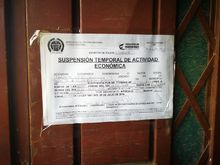 Bodegas fueron cerradas 09