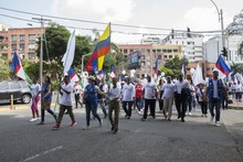 Con una marcha masiva la alcald&iacute;a de cali conmemora el d&iacute;a de las v&iacute;ctimas 