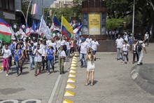 Con una marcha masiva la alcald&iacute;a de cali conmemora el d&iacute;a de las v&iacute;ctimas 