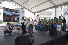 Con una marcha masiva la alcald&iacute;a de cali conmemora el d&iacute;a de las v&iacute;ctimas 