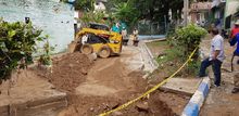 Infraestructura atendi&oacute; emergencia causada por aguacero del martes
