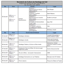 El lunes 23 de abril inicia la celebraci&oacute;n del D&iacute;a del Libro y del Idioma 