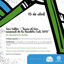 Conozca las actividades con las que Cali celebrar&aacute; el D&iacute;a Mundial de la Bicicleta