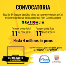 Convocatoria Est&iacute;mulos: el graffiti como herramienta de prevenci&oacute;n de violencia