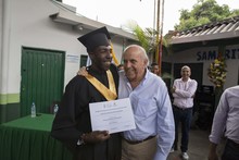 Dejaron la calle para ingresar a las Aulas