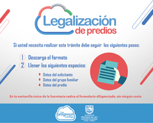 Legalizaci&oacute;n de predios 
