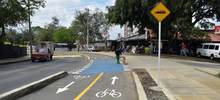 Cale&ntilde;os ya cuentan con bicicarril para subir a Pance de forma segura