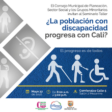 Consejo Municipal de Planeaci&oacute;n realizar&aacute; seminario-taller para el Sector Social - Discapacidad