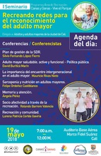 Esta semana el adulto mayor tiene su espacio en el seminario Recreando Redes