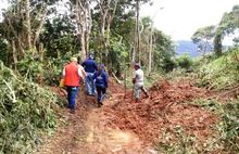 Gesti&oacute;n del Riesgo sigue evaluando afectaciones por lluvias en zona rural