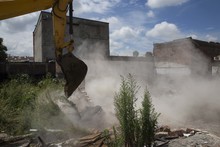 As&iacute; avanza la adecuaci&oacute;n de terreno en el barrio San Pascual