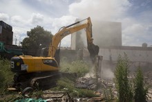 As&iacute; avanza la adecuaci&oacute;n de terreno en el barrio San Pascual