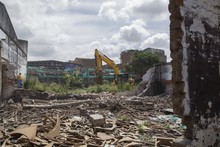 As&iacute; avanza la adecuaci&oacute;n de terreno en el barrio San Pascual