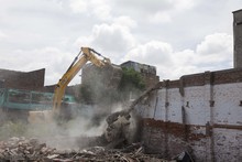 As&iacute; avanza la adecuaci&oacute;n de terreno en el barrio San Pascual
