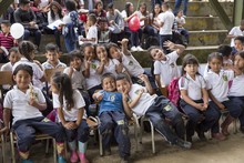 Sector solidario saca sonrisas en la Instituci&oacute;n Educativa Felidia 