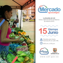Recuerde el Mercado Agroecol&oacute;gico este viernes 15 de junio