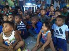 Cine al parque une a la comunidad de Potrero Grande 